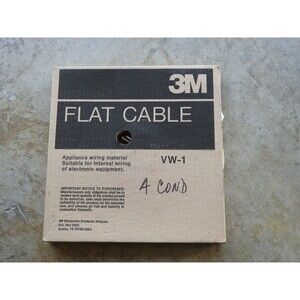 3M Flat Appliance Cable 8132/4 VW-1  100ft